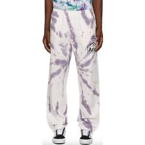 NEW Aries x Umbro White and Purple Tie Dye Edition Pro 64‎ Pants Men's Size XXL